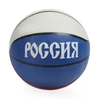 Баскетбольный мяч ONLYTOP &laquo;Россия&raquo;, клееный, 8 панелей, р. 7, резина, резиновая камера