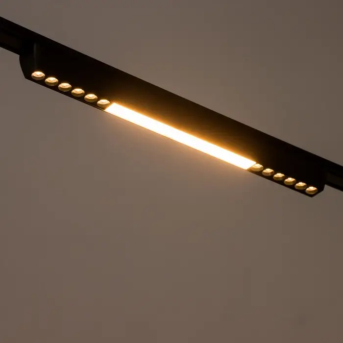 Светильник трековый BayerLux SLIM &laquo;Линия трек44&raquo;, LED, 24 Вт, 3000-6000К 48 В, CRI90, 3.2&times;3.8&times;44.6 см, чёрный