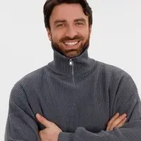 Джемпер Siluetti Birne, серый, размер S/M