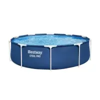 Бассейн каркасный Steel Pro, 305&times;76 см, фильтр-насос, круглый, 56679 Bestway