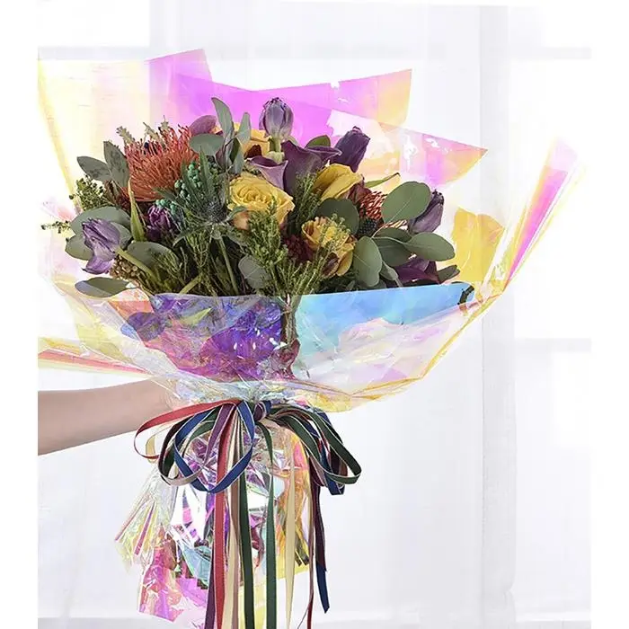 Плёнка иридисцентная для декора и флористики «Хамелеон» 58×58 см