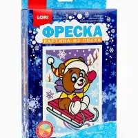 Фреска из песка &laquo;Бурый мишка&raquo;, набор для творчества