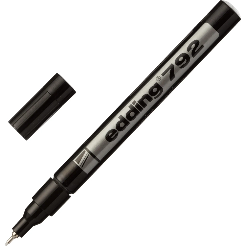Маркер лаковый EDDING E-792/1 черный 0,8мм, пласт. корп