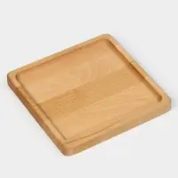 Тарелка Adelica &laquo;Классика&raquo;, 19&times;1.8 см, пропитана минеральным маслом, дерево, берёза