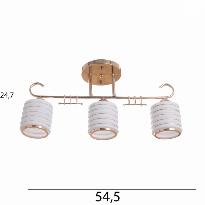 Люстра Люстра "Алета" 3х40Вт Е27 Золото МОДЕЛЬ: 2800430