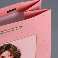 Пакет подарочный ламинированный, "Каждое мгновенье-счастье" 26 х 12 х 32 см