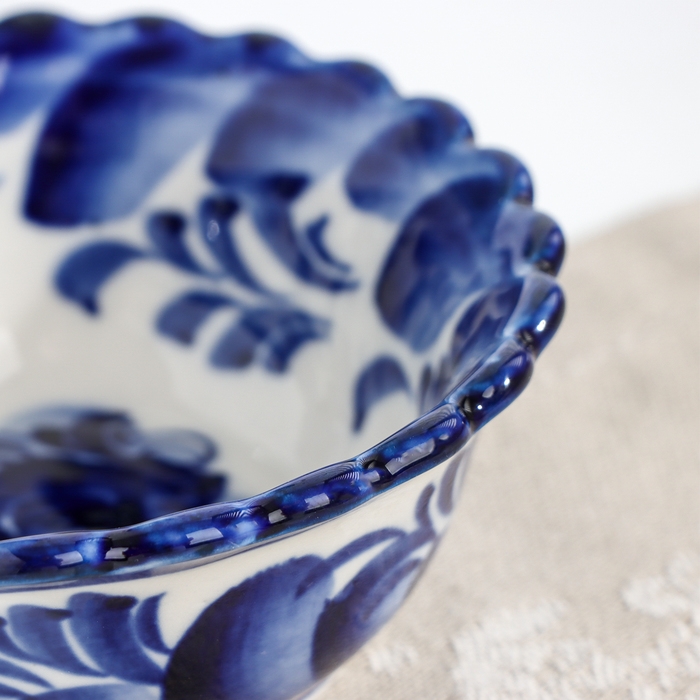 Розетка под варенье, гжель Розетка под варенье, гжель