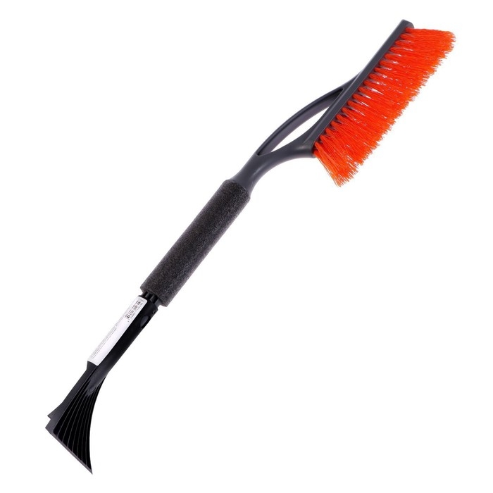 Щетка сметка, со скребком, "Pitstop" Антиснег, 57.5 см, МИКС