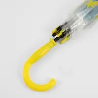 Зонт - трость детский &laquo;Дракоша в космосе&raquo;, полуавтоматический, 8 спиц, R=42/47 см, d=84 см, прозрачный