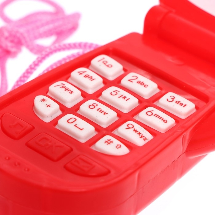 Музыкальный телефон «Прыгуны», МИКС, в пакете Музыкальный телефон «Прыгуны», МИКС, в пакете