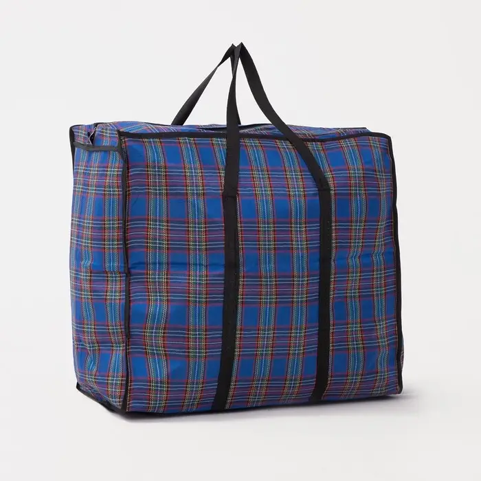 Сумка хозяйственная на молнии, 68л, цвет синий Сумка хозяйственная на молнии, 68л, цвет синий