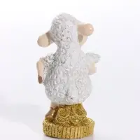Фигурка полистоун &laquo;Овечка Бяша с денюжкой&raquo;, 2.5&times;2.5&times;4 см, МИКС