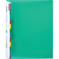 Папка на 2-х кольцах пласт Attache Diagonal зеленый