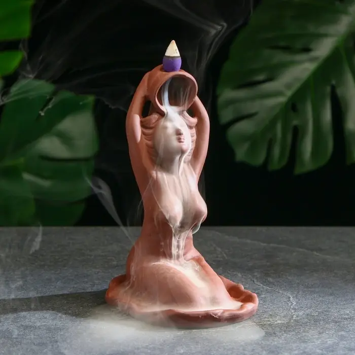 Подставка для благовоний TAKE IT EASY &laquo;Омовение Джии&raquo;, стелющийся дым, 18&times;13 см