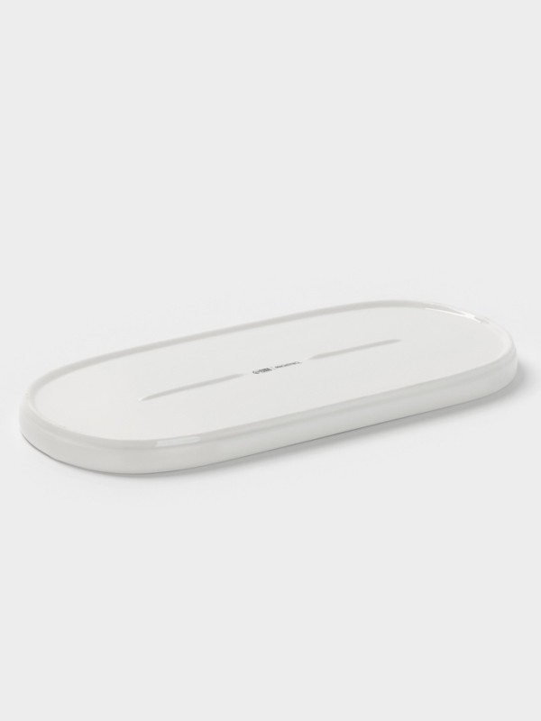 Блюдо сервировочные 34,5х15,5х2 см Magistro "White Snow"