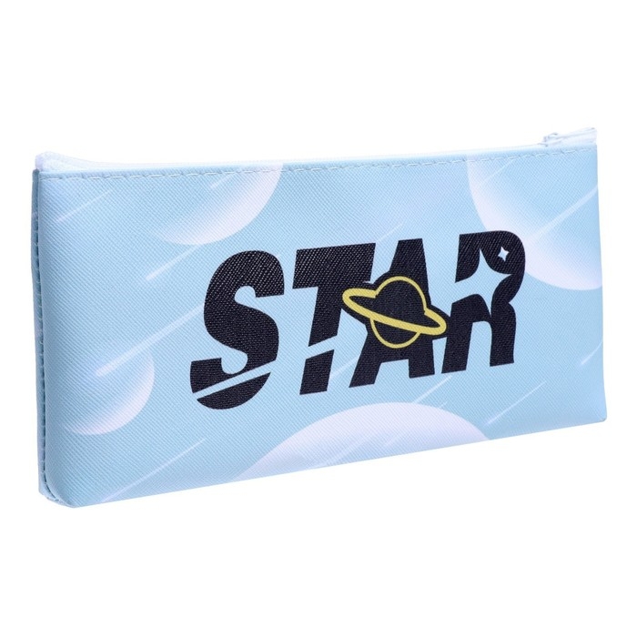 Пенал школьный на молнии Пенал школьный на молнии "Звезда", МИКС