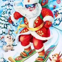 Подарочная новогодняя коробка &laquo;Олимпиада&raquo;, для сладких подарков, 17.8&times;10&times;32.5 см