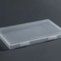 Бокс для хранения мелочей, 19.5&times;10.5&times;2.2 см, прозрачный