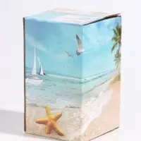 Фигурка декоративная &laquo;Парусник&raquo;, в куполе, с подсветкой, 8.8&times;8.8&times;14 см