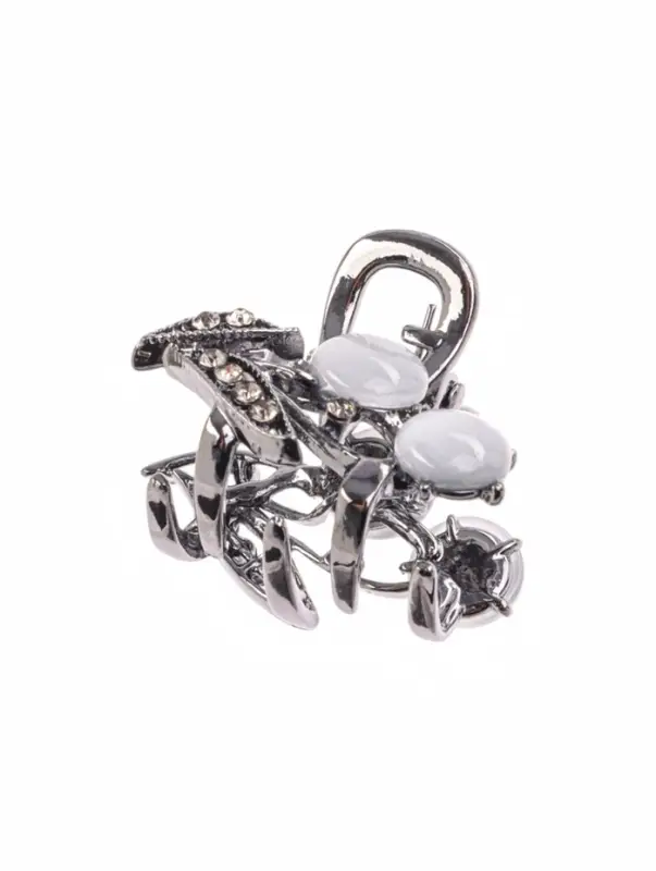 Крабик для волос &laquo;Ширли стиль&raquo;, веточка, 2.5 см, чёрный