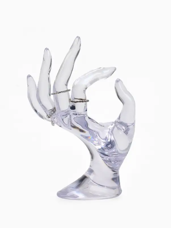 Подставка для украшений &laquo;QF. Рука&raquo;, 10.5&times;8&times;16 см, прозрачная