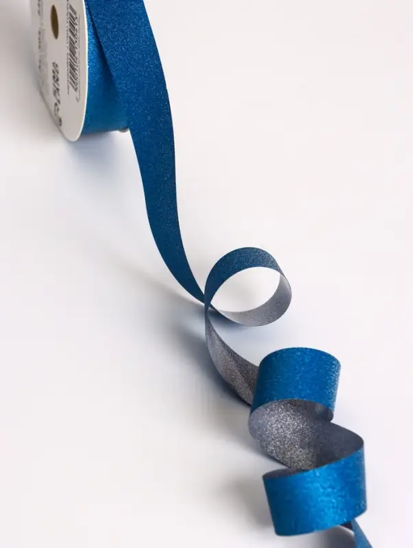 Лента &laquo;ТИФФАНИ&raquo; для декора и подарков, синий, 2 см &times; 50 м