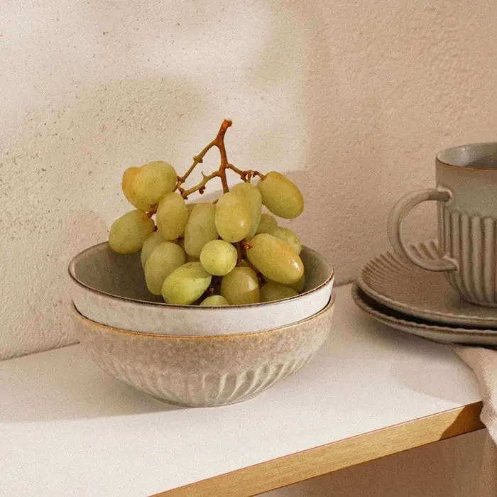 Миски SL Home &laquo;Монти&raquo;, 700 мл, d=16.5 см, фарфор, бежевые