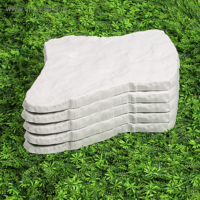 Модульное покрытие, 55 × 42 см, пластик, светлый мрамор, «Камень № 1», 1 шт. Модульное покрытие, 55 × 42 см, пластик, светлый мрамор, «Камень № 1», 1 шт.