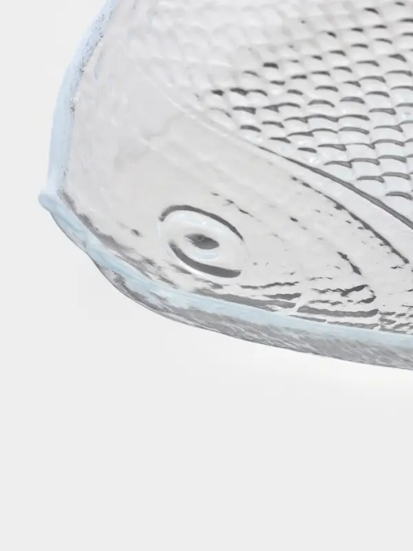 Блюдо Paşabah&ccedil;e Marine, 19.8&times;15.8 см, стекло, прозрачное