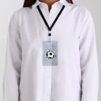 Чехол для бейджа «Мяч», 6,5 х 10,4 см