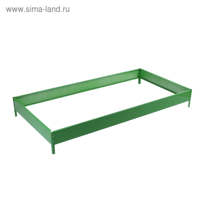 Грядка оцинкованная, 195 × 100 × 15 см, зелёная, Greengo Грядка оцинкованная, 195 × 100 × 15 см, зелёная, Greengo