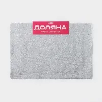 Салфетки сервировочные на стол Доляна &laquo;Соломка&raquo;, 30&times;45 см, 4 шт., серебряные