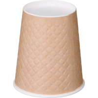 Стакан одноразовый бум двухслойный d-80мм 250мл Waffle Craft (25шт/уп)