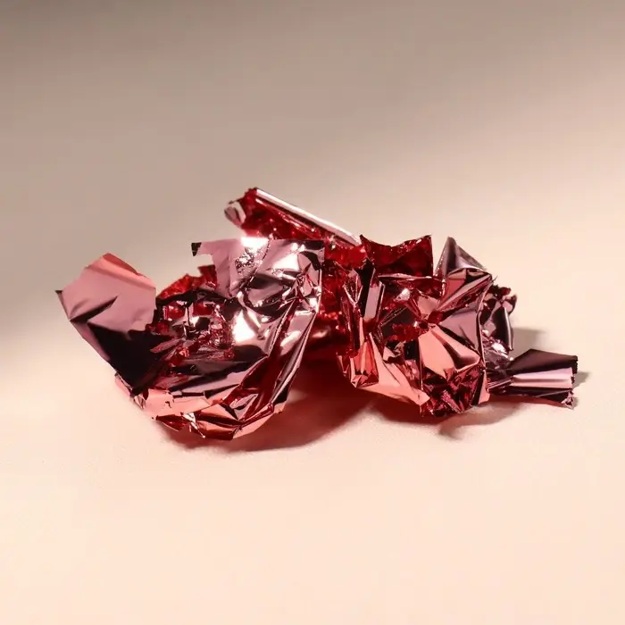 Поталь для декора ногтей, розовая