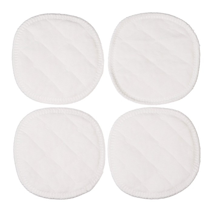 Вкладыши для груди, многоразовые, 6 слоев, набор 4 шт., цвет белый, M&B Вкладыши для груди, многоразовые, 6 слоев, набор 4 шт., цвет белый, M&B