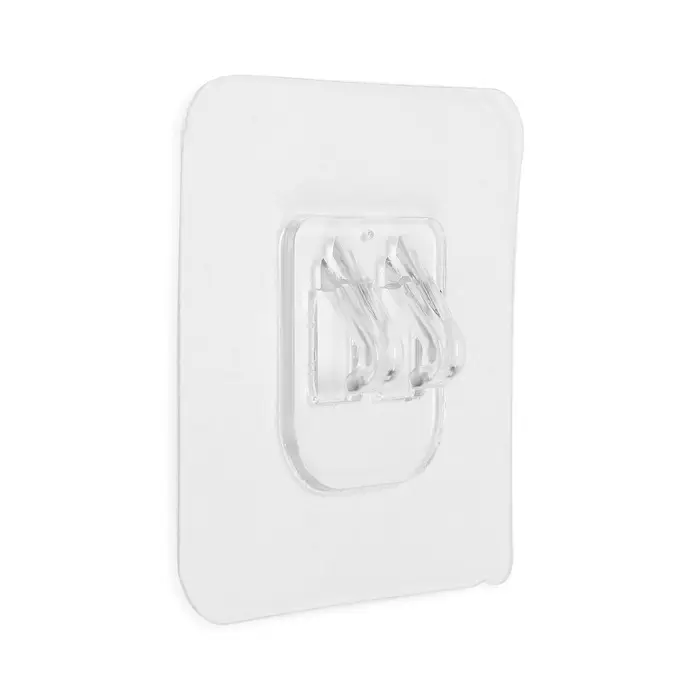 Держатель с клейкой поверхностью ТУНДРА, 60х60 мм, набор 6 шт