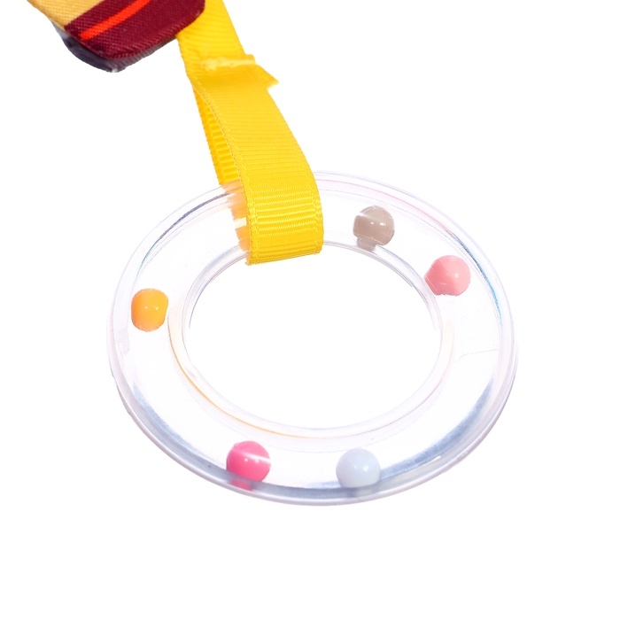 Мягкая книжка - подвеска с прорезывателем «Слоник» Мягкая книжка - подвеска с прорезывателем «Слоник»