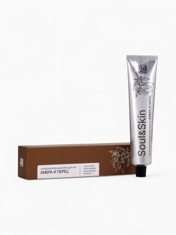 Крем для рук парфюмированный Soul&Skin амбра и перец, 65 мл