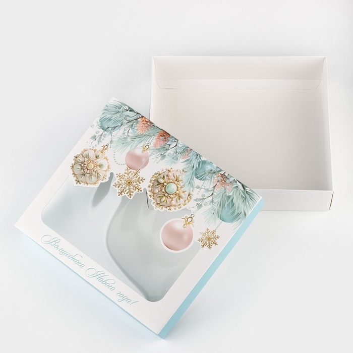 Коробка подарочная новогодняя складная «Волшебного Нового года!», 23.5 х 20.5 х 5.5 см Коробка подарочная новогодняя складная «Волшебного Нового года!», 23.5 х 20.5 х 5.5 см