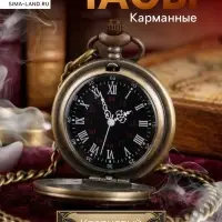 Часы карманные &laquo;Бонжур&raquo;, кварцевые, диаметр циферблата 4 см, 5.5&times;4.5 см, золотистые