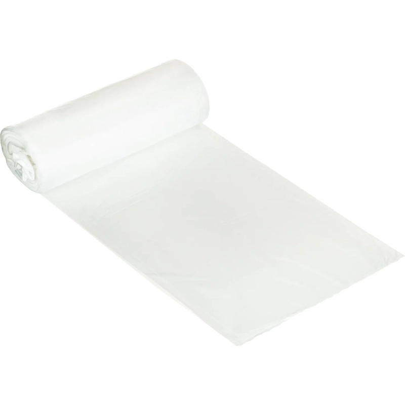 Мешки для мусора ПНД 35л 6мкм 30шт/рул белые 48х55см Luscan