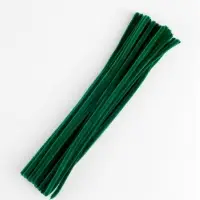 Синельная проволока, набор 50 шт., тёмно-зелёная, 30 см