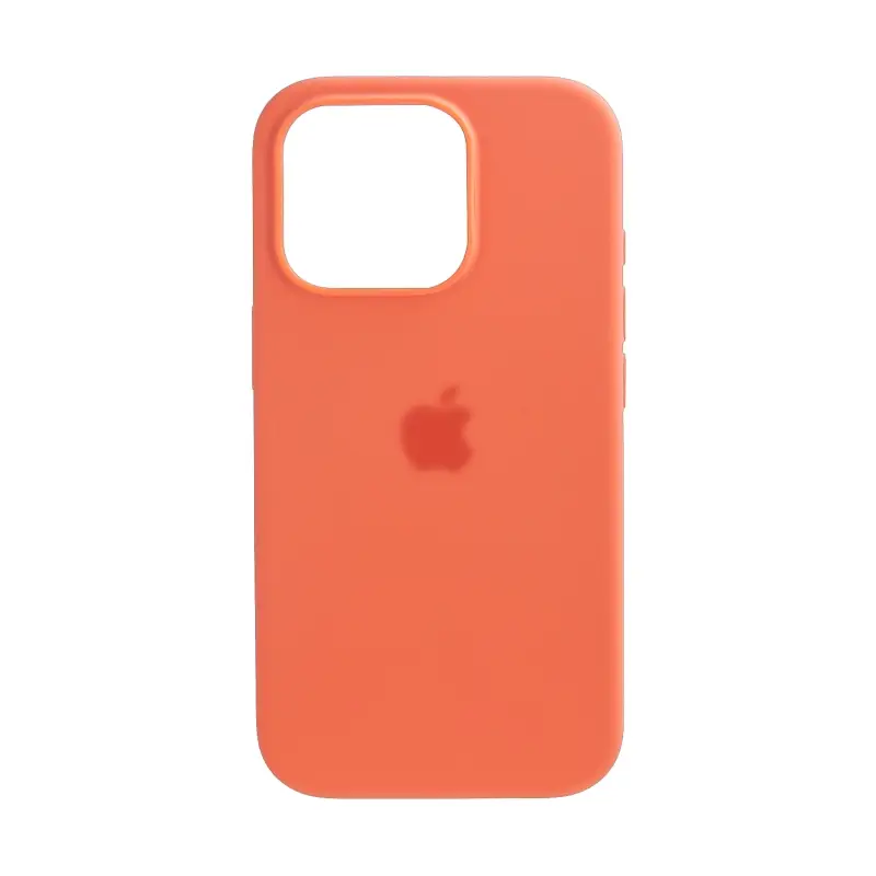 Чехол iPh 16 Pro Silicon Case 100% ORG Tangerine (MagSafe + анимация NFC) c LOGO