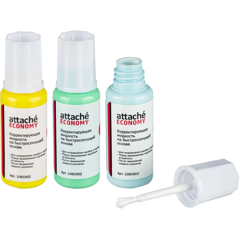 Корректирующая жидкость 12г быстросохнущая основа кисточка