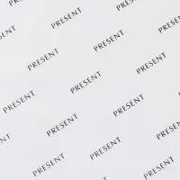 Бумага упаковочная тишью &laquo;Present&raquo;, белая, 50&times;70 см