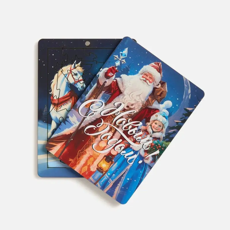 Деревянный пазл с крышкой PuzzleBox на заказ Деревянный пазл с крышкой PuzzleBox на заказ