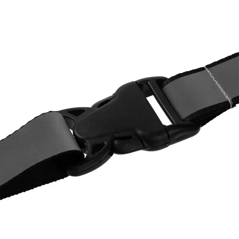 Лента светоотражающая Interlevel, черная с серым Лента светоотражающая Interlevel, черная с серым