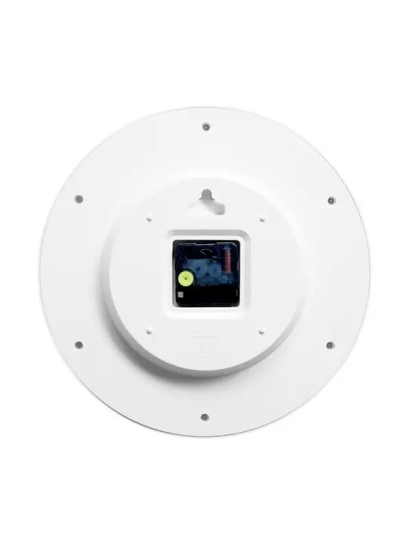 Часы настенные классические, бесшумные, плавный ход, d=28.5 см, белые, от батарейки 1&times;АА