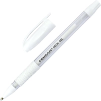 Ручка гелевая неавтомат. PENSAN NEON WHITE1,0мм,бел.черн,манж,2290/12