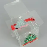 Коробка подарочная, складная из PVC &laquo;Новогодняя елочка&raquo;, 12&times;15&times;12 см